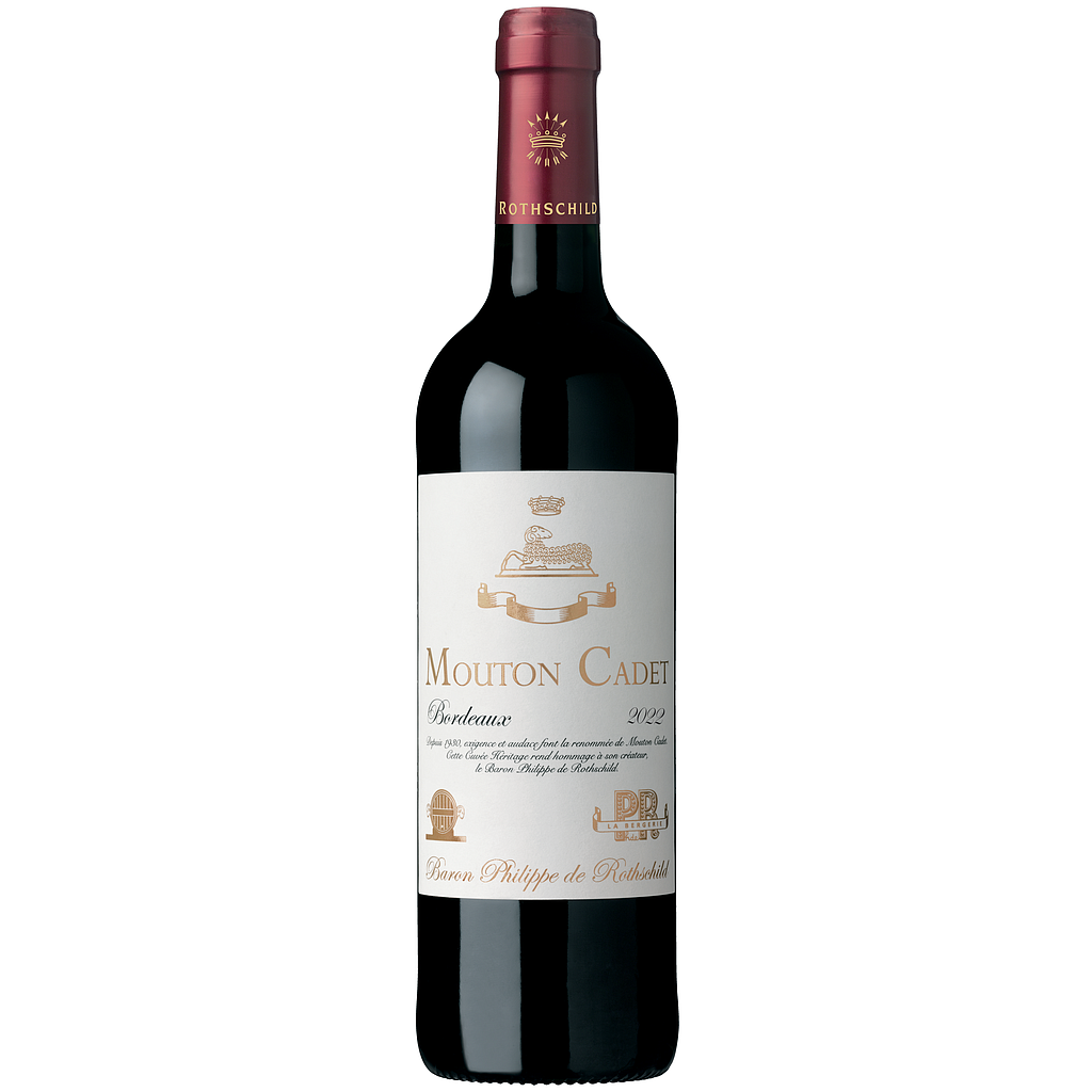 VINO MOUTON CADET ROUGE CUVEE HERITAGE 2022 750 ML