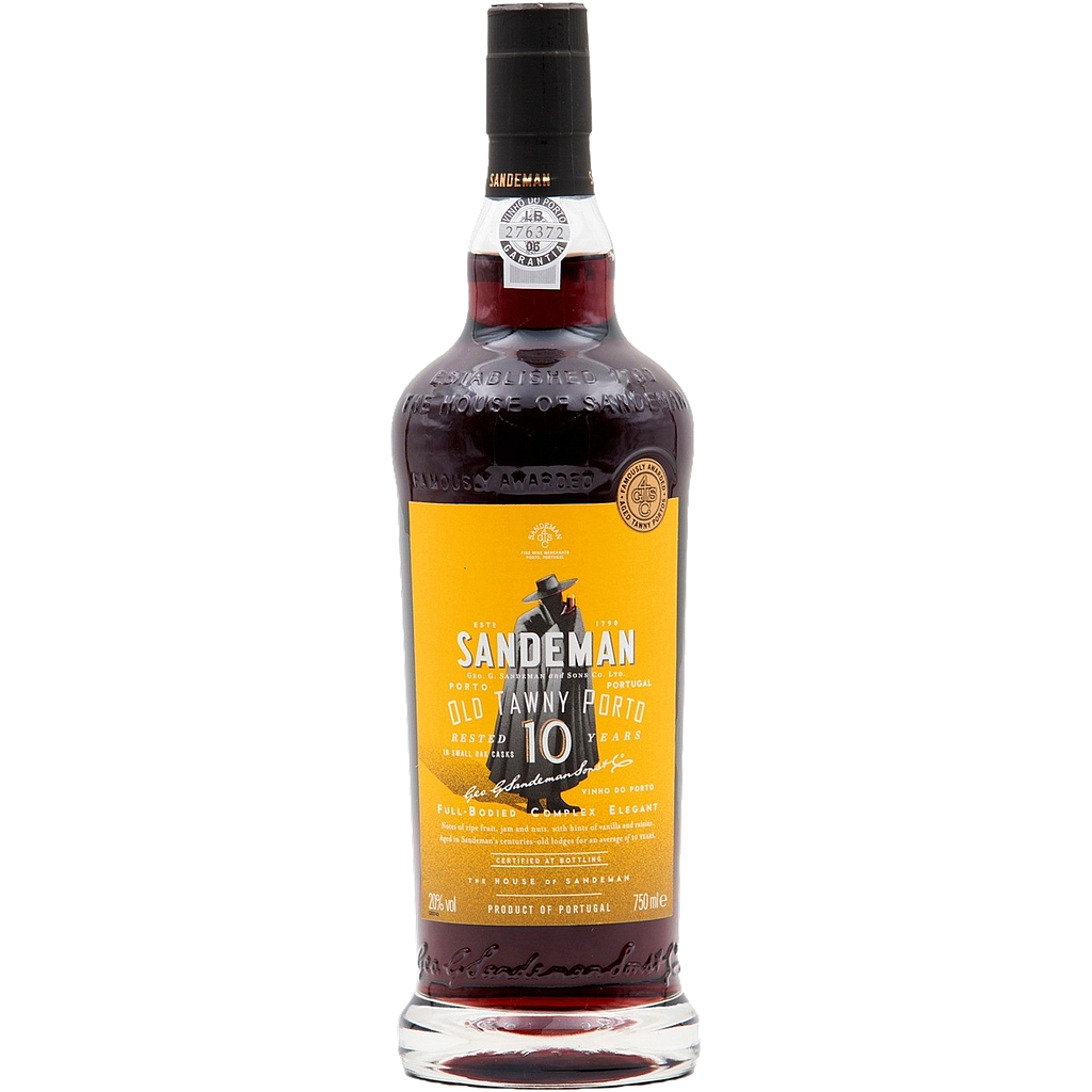 VINO OPORTO SANDEMAN 10 AÑOS TAWNY 750 ML