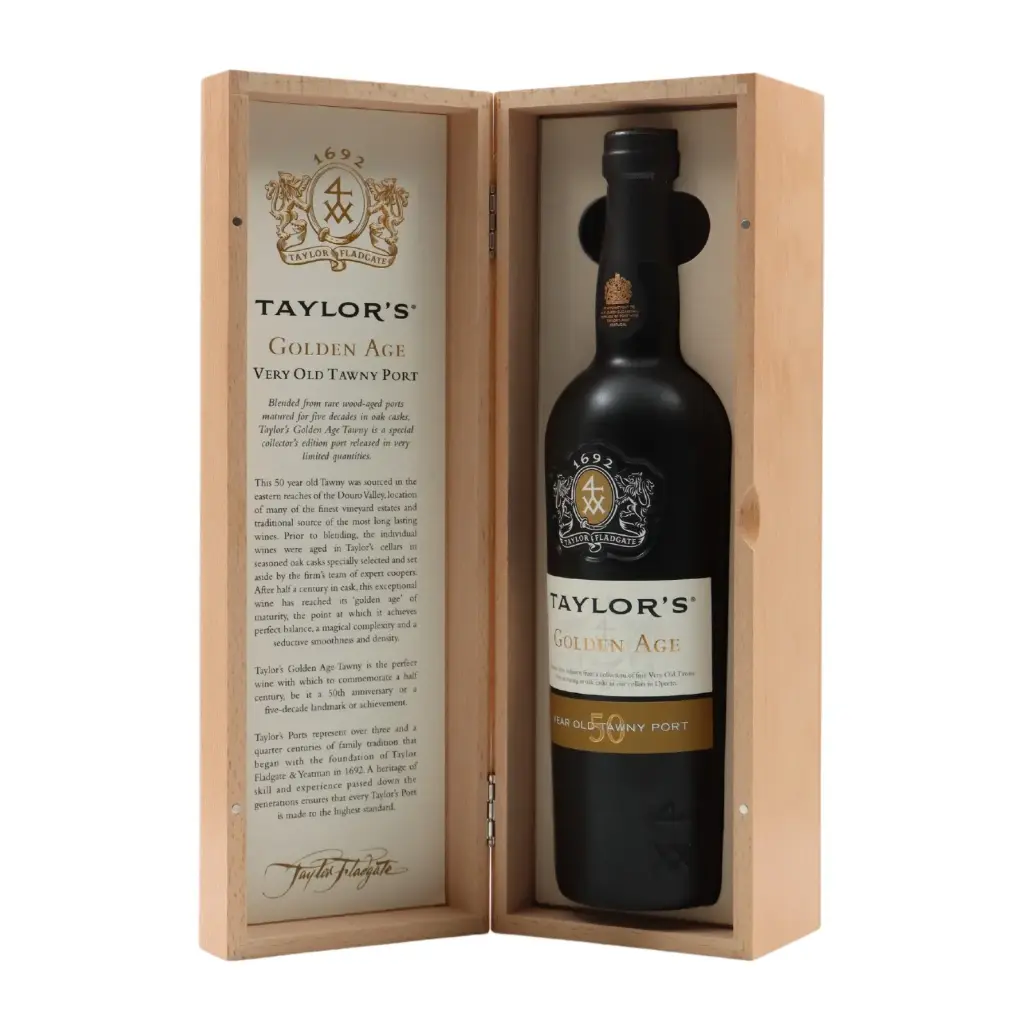 VINO OPORTO TAYLOR`S 50 YEAR OLD TAWNY GOLDEN 750 ML