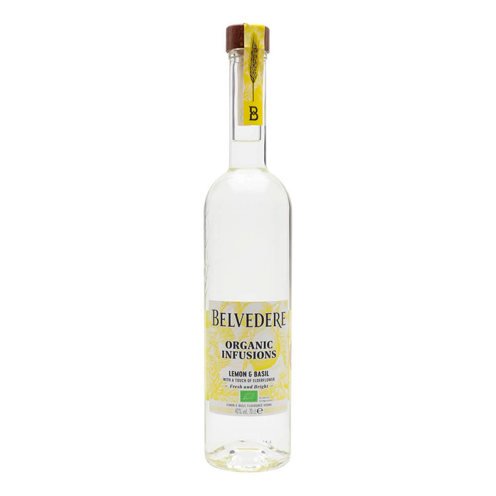 VODKA BELVEDERE ORGANIC LEMON & BASIL  750 ML