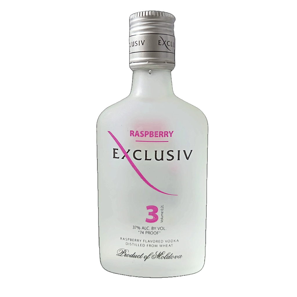 VODKA EXCLUSIV 3 RASPBERRY 37% 0.200