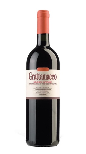 [2715] VINO GRATTAMACCO ROSSO BOLGHERI DOC 2021 750 ML