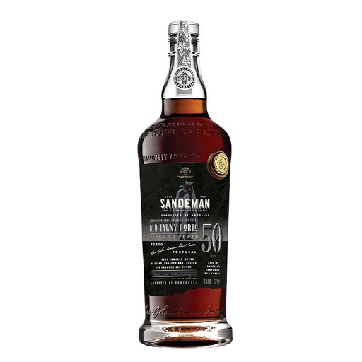 [927] VINO OPORTO SANDEMAN 50 AÑOS TAWNY 750 ML