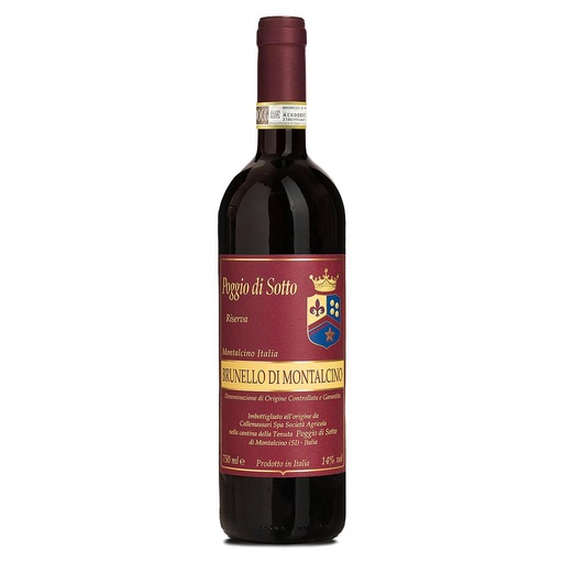 [2717] VINO POGGIO DI SOTTO BRUNELLO DI MONTALCINO RISERVA 2019 750 ML