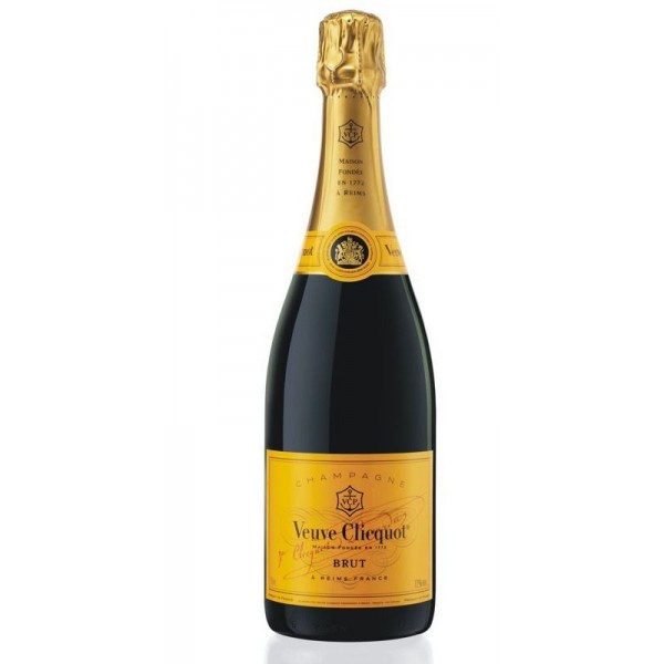 CHAMPAGNE VEUVE CLICQUOT BRUT SIN ESTUCHE 750 ML