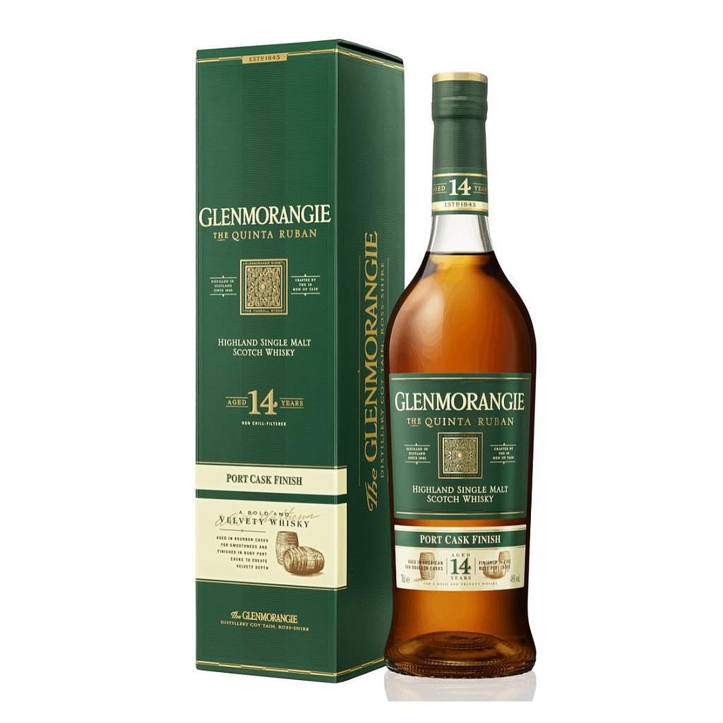 WHISKY GLENMORANGIE QUINTA RUBAN 14 AÑOS 700 ML