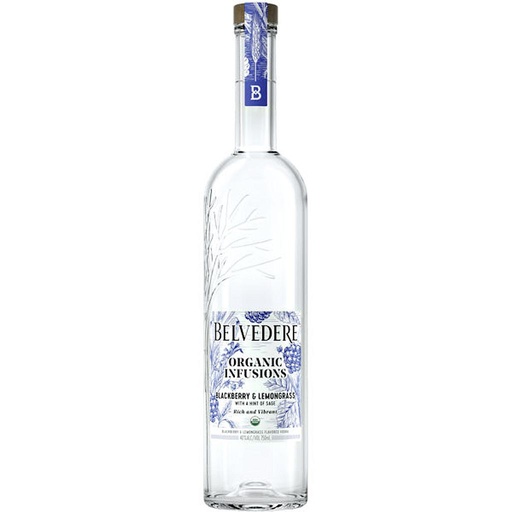 [1424] VODKA BELVEDERE ORGANIC BLACKBERRY & LEMONGRASS 750 ML
