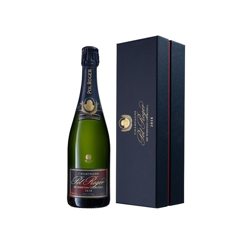 [2150] CHAMPAGNE POL ROGER CUVEE SIR WINSTON CHURCHILL 2018 EN COFRE 750 ML