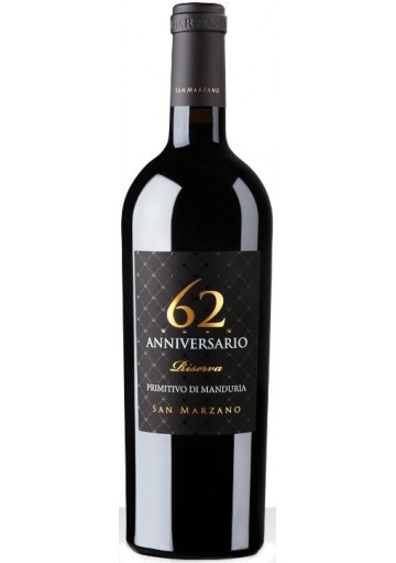 VINO SAN MARZANO ANNIVERSARIO 62 PRIMITIVO MANDURIA 2019 750 ML