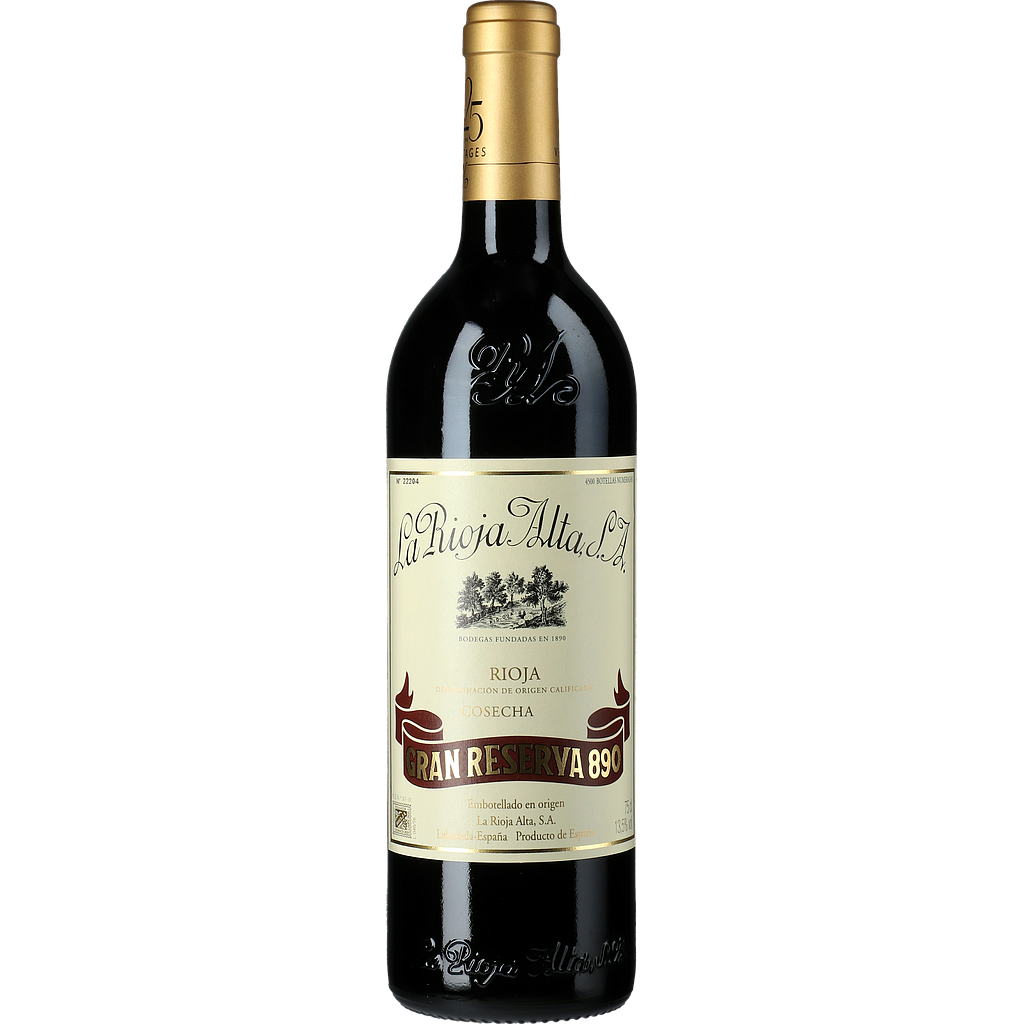 VINO LA RIOJA ALTA GRAN RESERVA 890 2011 750 ML