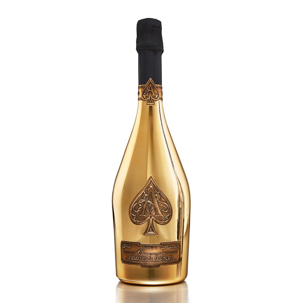 CHAMPAGNE ARMAND DE BRIGNAC BRUT GOLD SIN ESTUCHE 750 ML