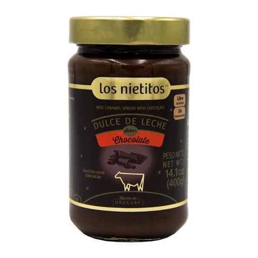 [1104] DULCE DE LECHE LOS NIETITOS CHOCOLATE 400 GRAMOS