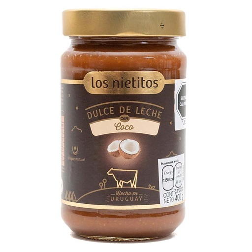 [942] DULCE DE LECHE LOS NIETITOS CON COCO 400 GRAMOS