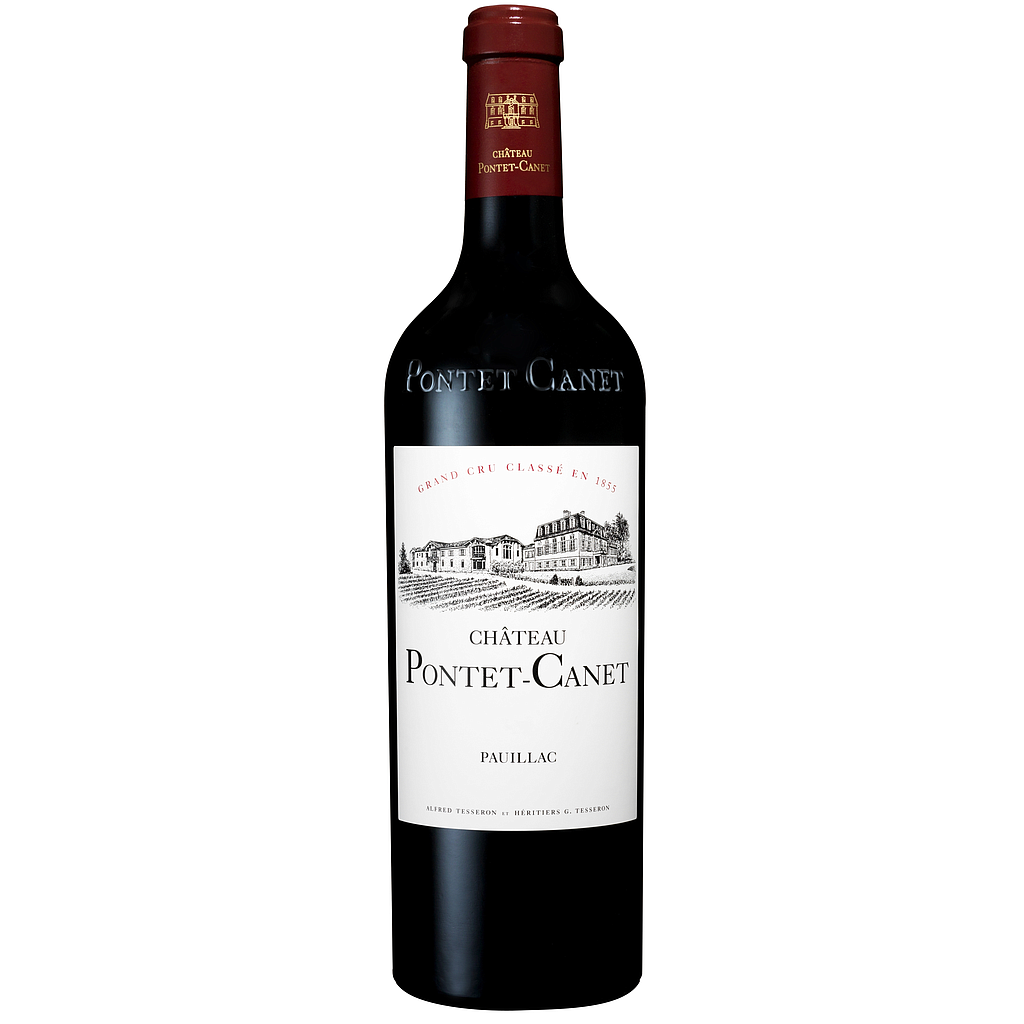 VINO CHATEAU PONTET-CANET  PAUILLAC AOC ROUGE 2017 750 ML