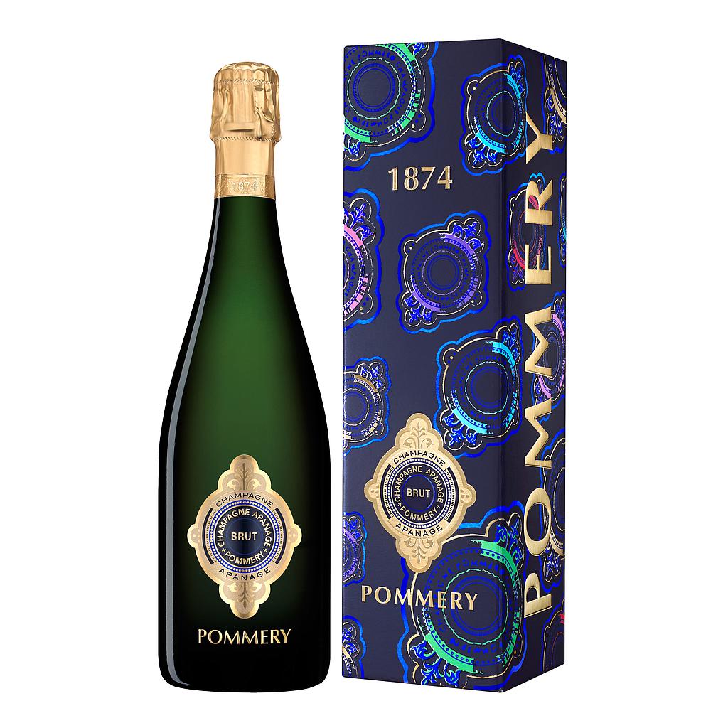 CHAMPAGNE POMMERY APANAGE 1874 CON ESTUCHE 750 ML