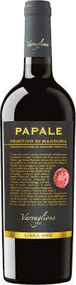 VINO PAPALE ORO PRIMITIVO MANDURIA DOP 2021 750 ML